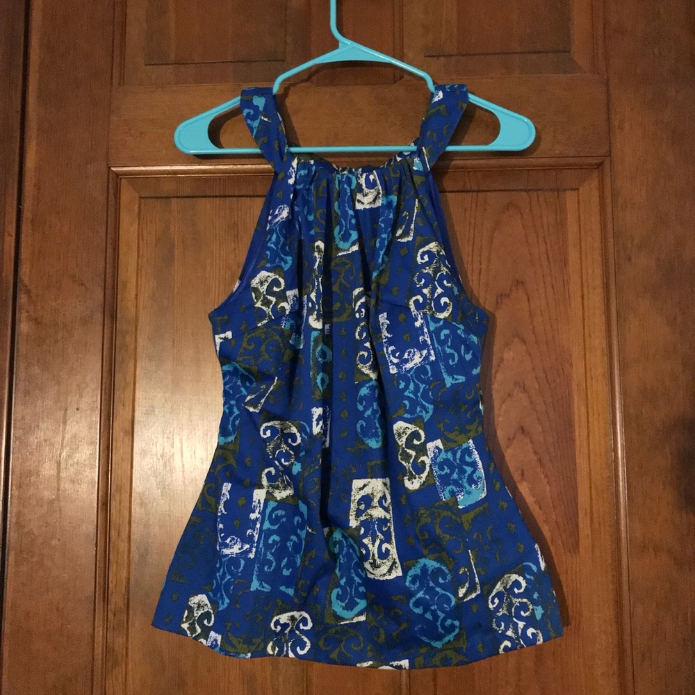 Pinup Girl Clothing Harley Top in 1960’s Print